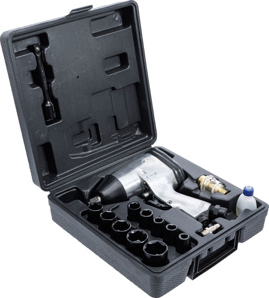 Produktbild BGS Diy Druckluft Schlagschrauber 12,5 mm 1/2 Zoll 312 Nm 16 teilig bild 3