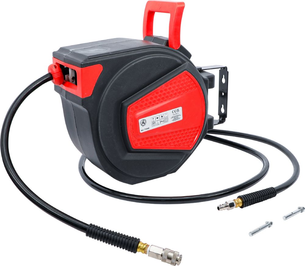 Produktbild BGS Diy Druckluftschlauch mit Aufroller 12 m + 2 m automatisch