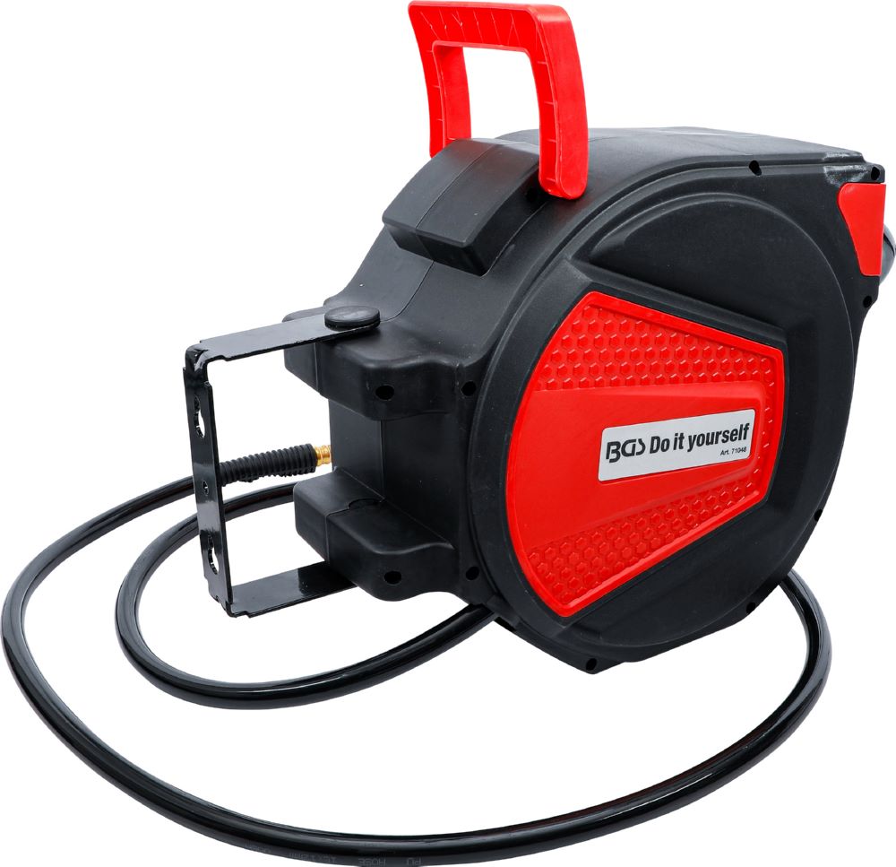 Produktbild BGS Diy Druckluftschlauch mit Aufroller 12 m + 2 m automatisch bild 3