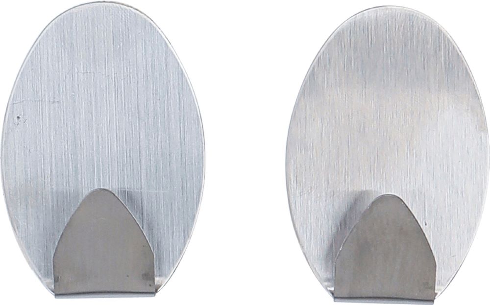 Produktbild Edelstahl Klebehaken 35 x 50 mm 1,0 kg 2 teilig bild 2