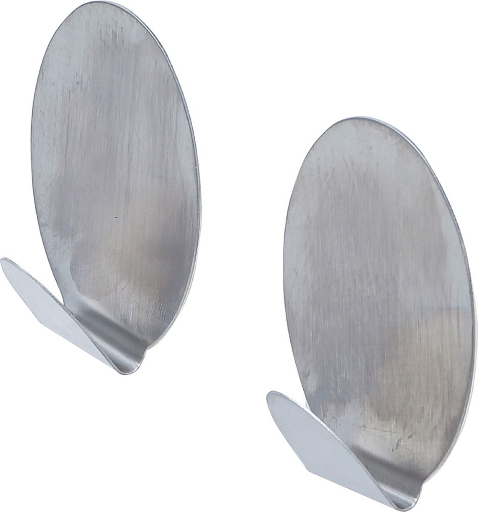 Produktbild BGS Diy Edelstahl Klebehaken 45 x 70 mm 1,5 kg 2 teilig