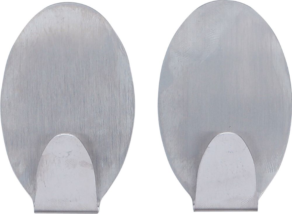Produktbild Edelstahl Klebehaken 45 x 70 mm 1,5 kg 2 teilig bild 3