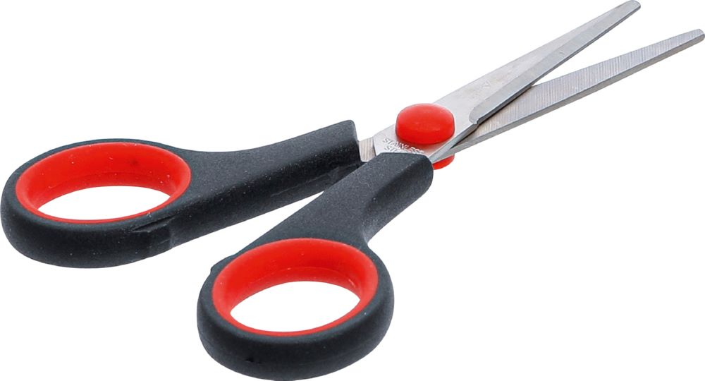 Produktbild BGS Diy Edelstahl Schere 130 mm Rot/Schwarz bild 3