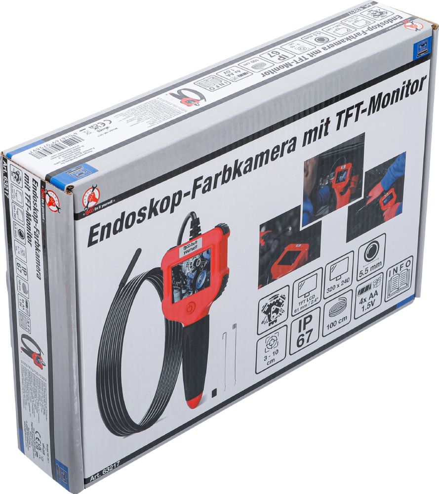 Produktbild Endoskop Farbkamera mit TFT-Monitor Kamerakopf Durchmesser 5,5 mm bild 7