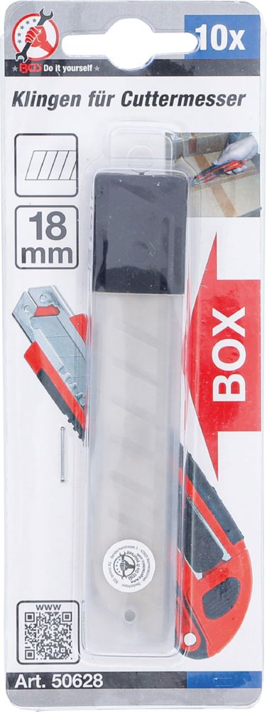 Produktbild BGS Diy Ersatzklingen Satz 18 mm 10 teilig bild 3