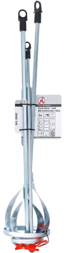Produktbild Farbrührer und Mörtelmischer Satz 3 teilig bild 2