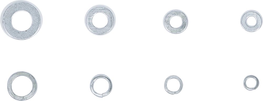 Produktbild Federringe- / Unterlegscheiben Sortiment Durchmesser 4 - 8 mm 250 teilig bild 2