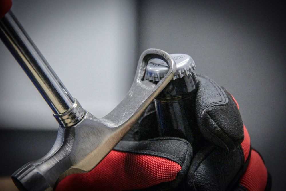 Produktbild BGS Diy Feierabend Hammer mit Flaschenöffner bild 2