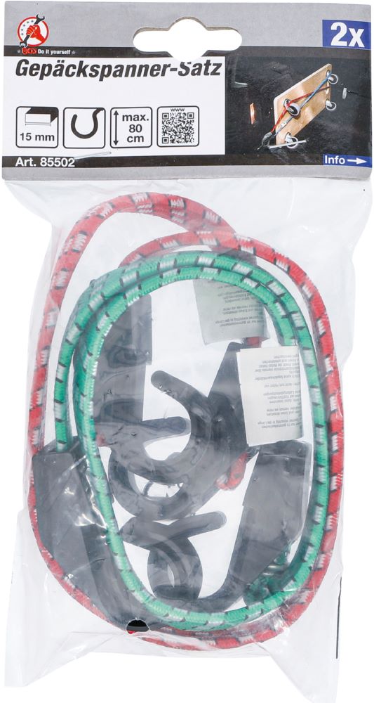 Produktbild Gepäckspanner Satz 600 - 800 mm 2 teilig bild 3