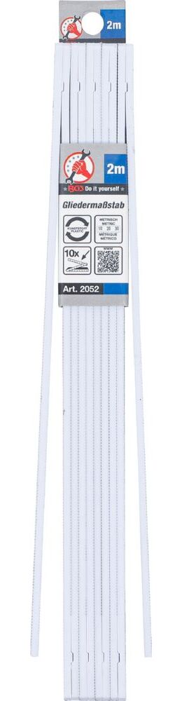 Produktbild BGS Diy Gliedermaßstab 10 Glieder 2 meter bild 4