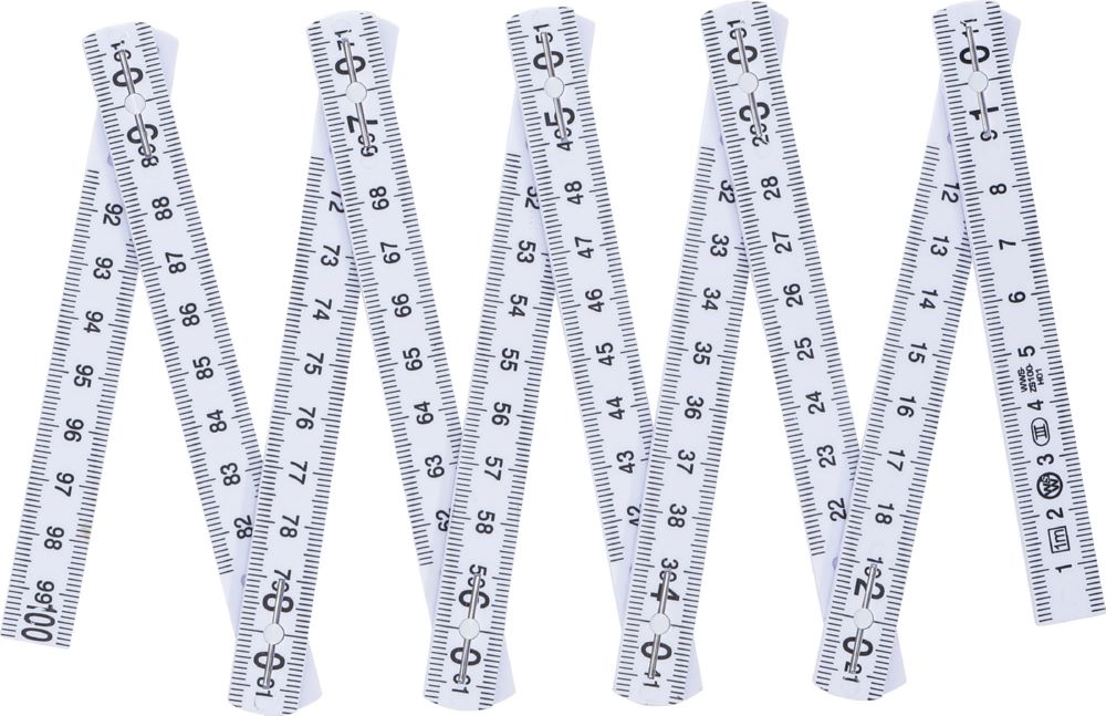 Produktbild BGS Diy Gliedermaßstab 10 Glieder 1 meter bild 2