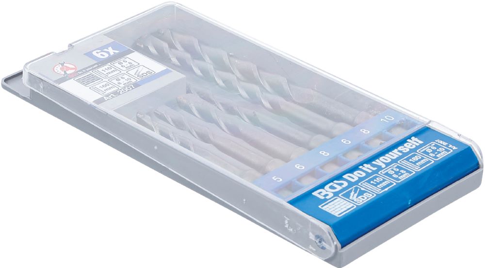 Produktbild Hammer Bohrer Satz SDS-Schaft Hartmetallspitze 5 - 10 mm 6 teilig bild 5