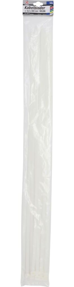 Produktbild Kabelbinder Sortiment weiß 8,0 x 800 mm 10 teilig bild 3
