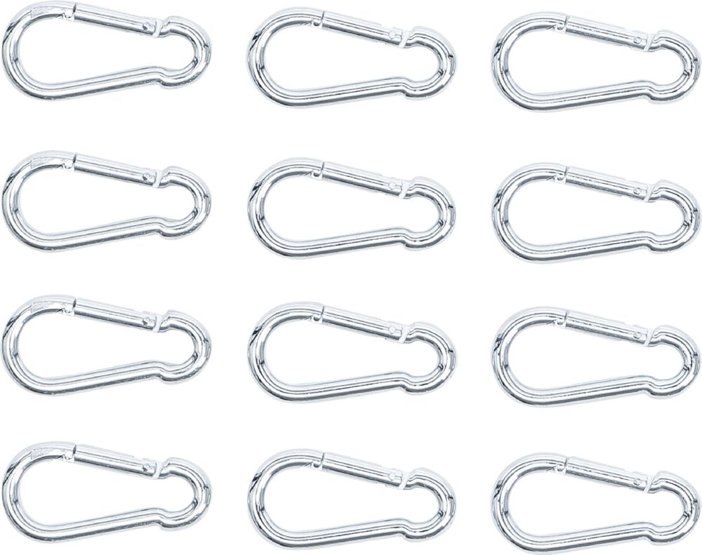 Produktbild Karabinerhaken Sortiment 50 x 5 mm 12 teilig bild 2