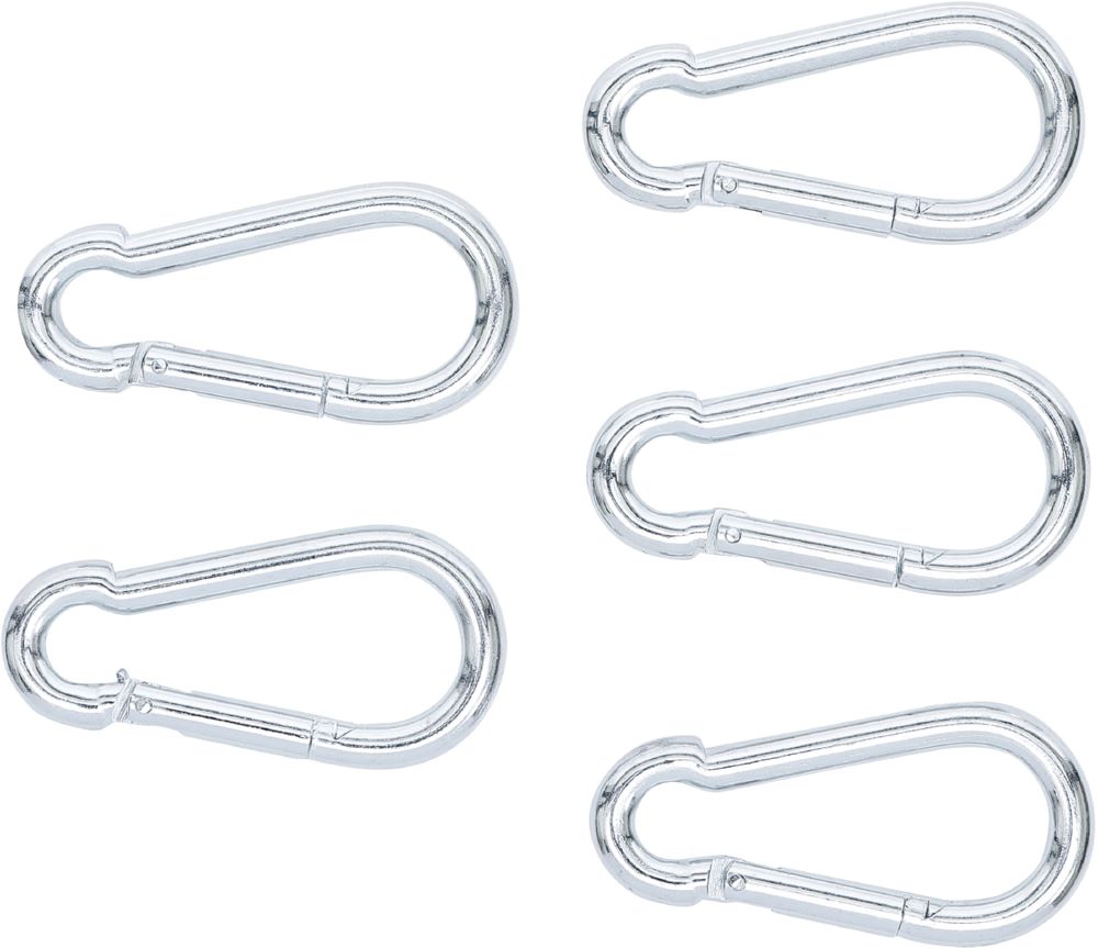 Produktbild Karabinerhaken Sortiment 80 x 8 mm 5 teilig bild 2