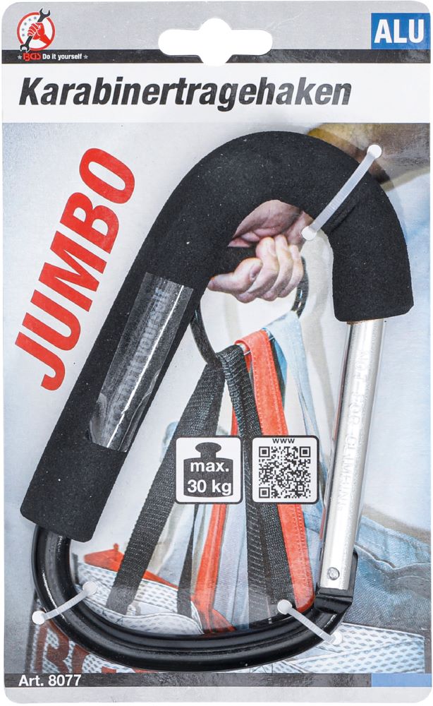 Produktbild Karabinertragehaken JUMBO 160 mm 30 kg bild 4