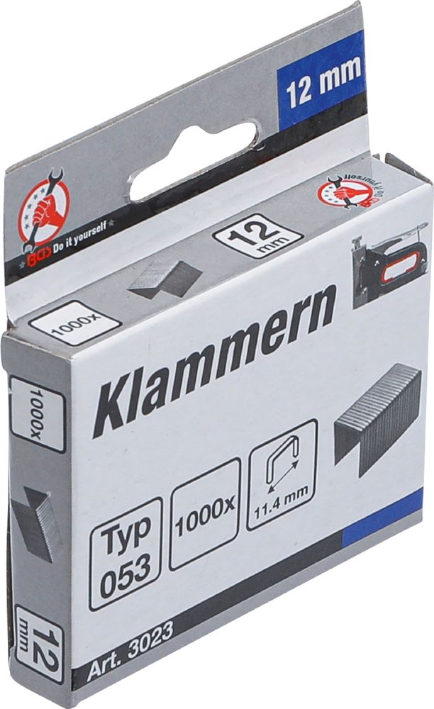 Produktbild Klammern Typ 53 12 x 11,4 mm 1000 Stück bild 3