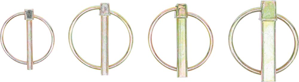 Produktbild Klappsplinte Sortiment Bolzen Durchmesser 4,5 - 11 mm 32 teilig bild 2