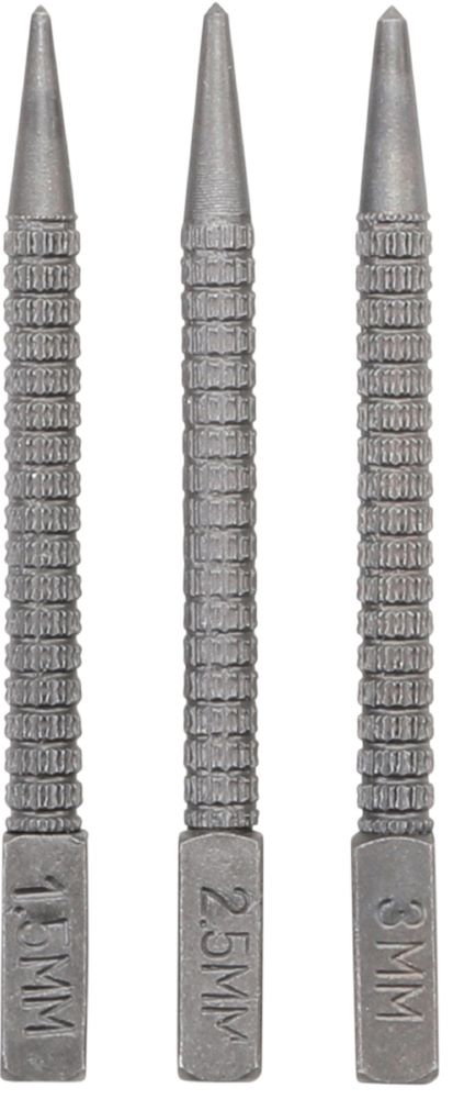 Produktbild BGS Diy Körner Satz 1,5 - 3 mm 3 teilig bild 1