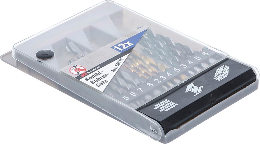 Produktbild Kombi Bohrer Satz 2 - 8 mm 12 teilig bild 5