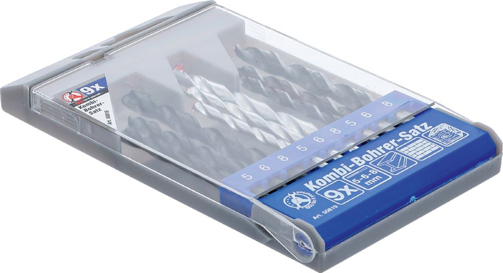 Produktbild Kombi Bohrer Satz 5 - 8 mm 9 teilig bild 5