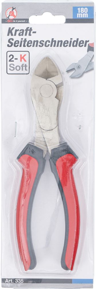 Produktbild BGS Diy Kraft Seitenschneider 180 mm Rot bild 4