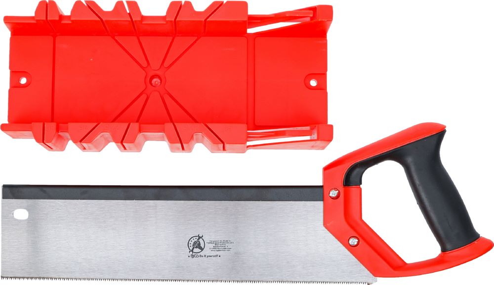 Produktbild Kunststoff Gehrungslade 300 x 130 x 80 mm mit Rückensäge bild 5