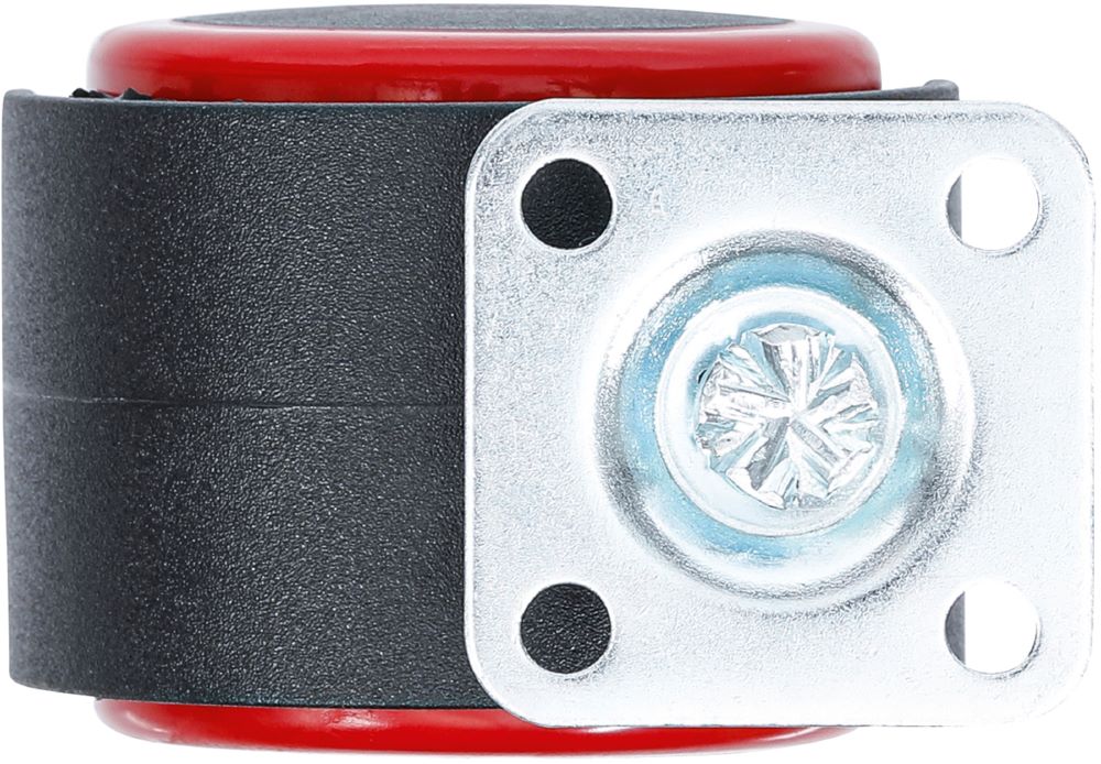 Produktbild BGS Diy Lenk Doppelrolle rot/schwarz 50 mm bild 2