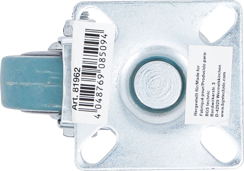 Produktbild BGS Diy Lenkrolle Gummi mit Anschraubsockel Durchmesser 50 mm bild 2