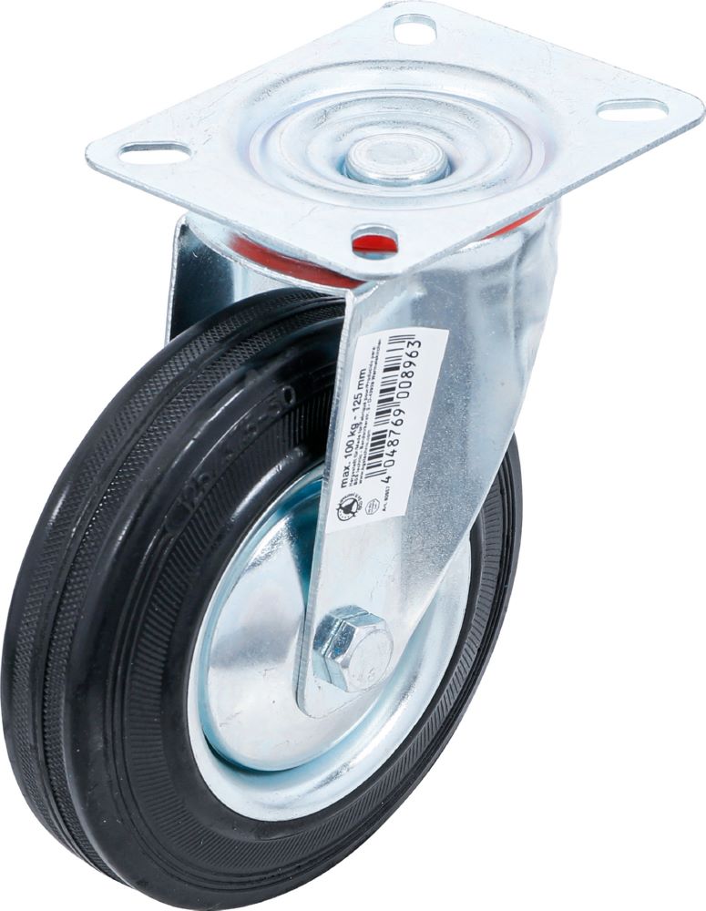 Produktbild BGS Diy Lenkrolle mit Anschraubsockel Durchmesser 125 mm