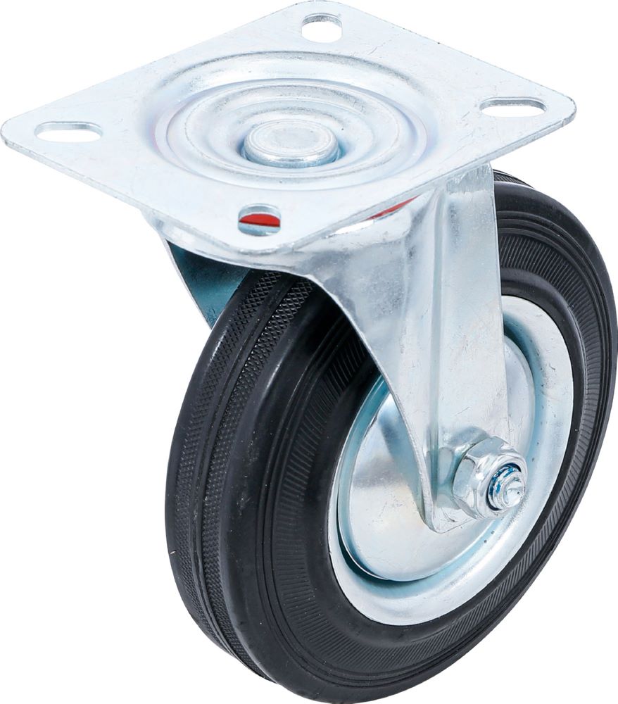 Produktbild BGS Diy Lenkrolle mit Anschraubsockel Durchmesser 125 mm bild 2