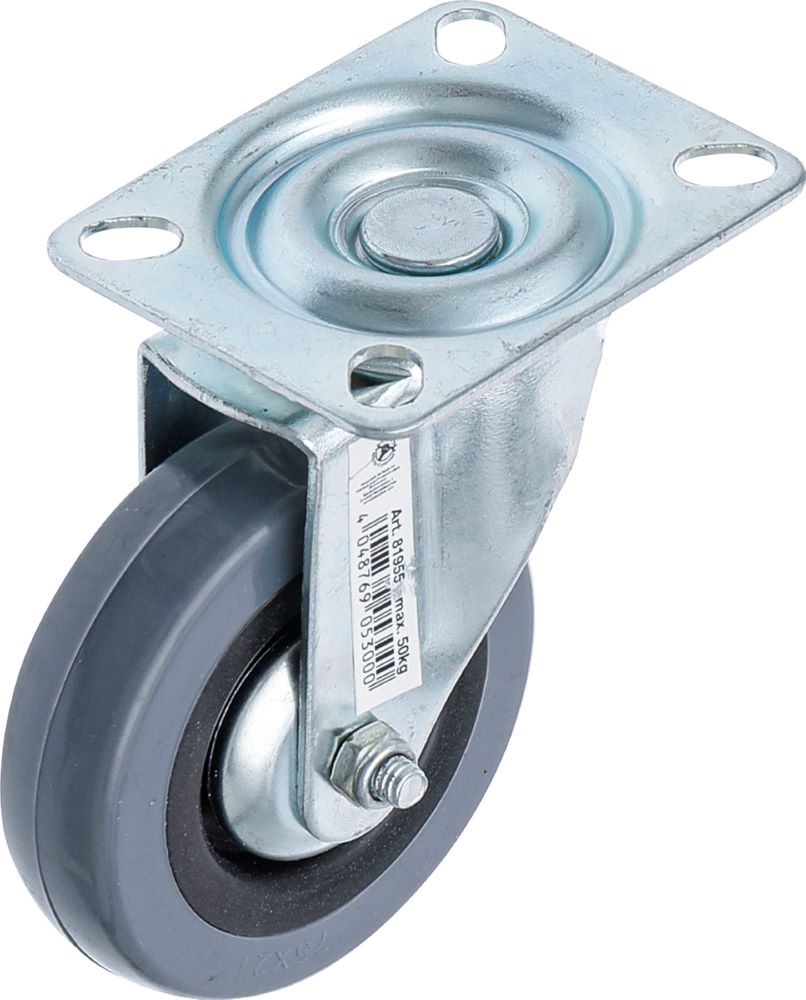 Produktbild BGS Diy Lenkrolle mit Anschraubsockel Durchmesser 75 mm