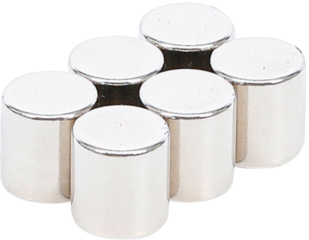 Produktbild BGS Diy Magnet Satz extra stark Durchmesser 9,5 mm 6 teilig