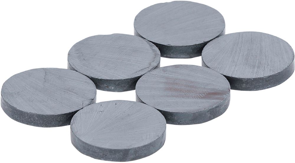 Produktbild BGS Diy Magnet Satz Keramik Durchmesser 25 mm 6 teilig