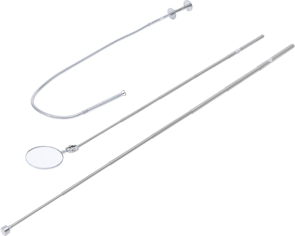 Produktbild BGS Diy Magnetheber- / Krallengreifer- und Inspektionsspiegel Satz 3 teilig