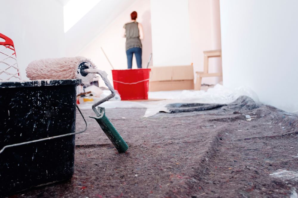 Produktbild Malerabdeckvlies gerollt 25 x 1 m bild 2