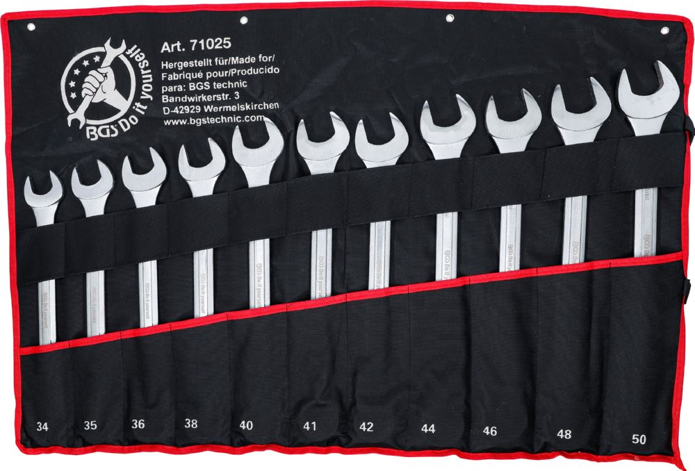 Produktbild BGS Diy Maul Ringschlüssel Satz XXL 34 - 50 mm 11 teilig bild 6
