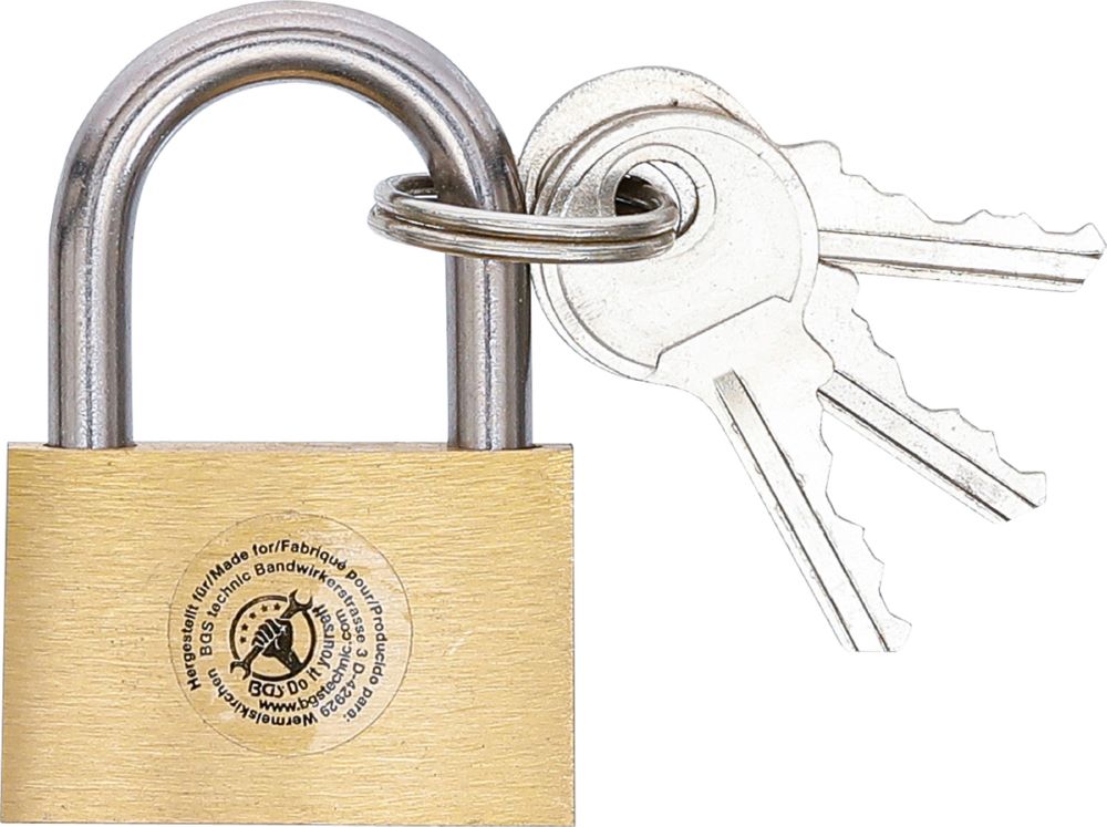 Produktbild BGS Diy Messing Vorhängeschloss 30 mm