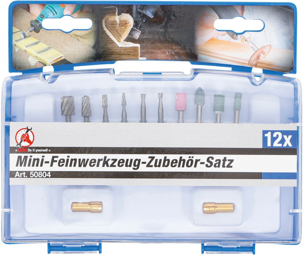 Produktbild BGS Diy Mini Feinwerkzeug Zubehör Satz 12 teilig bild 3