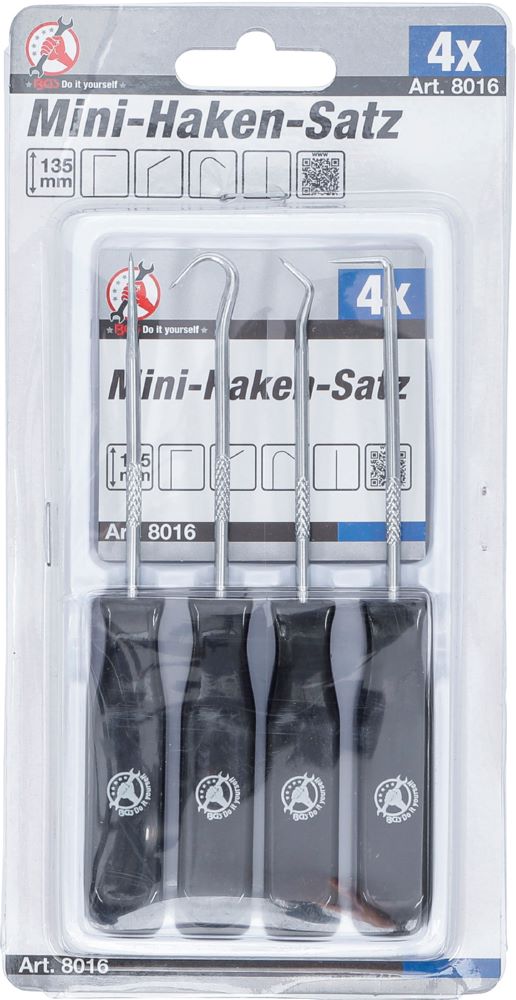 Produktbild BGS Diy Mini Haken Satz 4 teilig bild 3