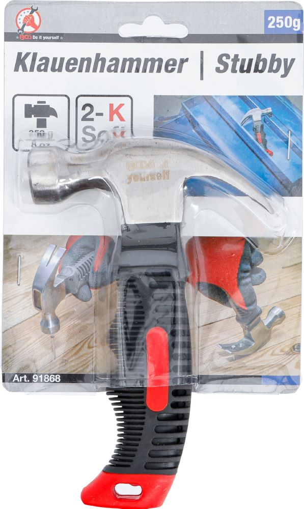 Produktbild BGS Diy Mini Klauenhammer Stubby 250 gramm bild 8