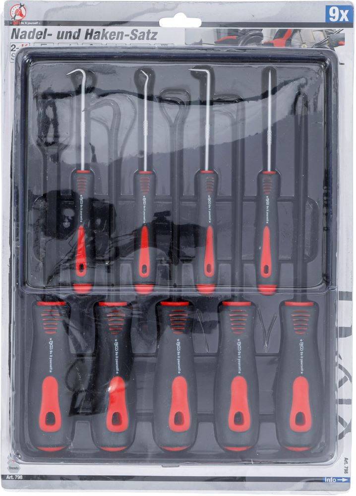 Produktbild BGS Diy Nadel und Haken Satz 9 teilig bild 3