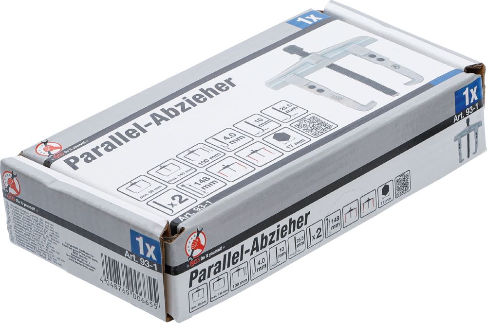 Produktbild BGS Diy Parallel Abzieher 2-armig 50 - 140 mm bild 4