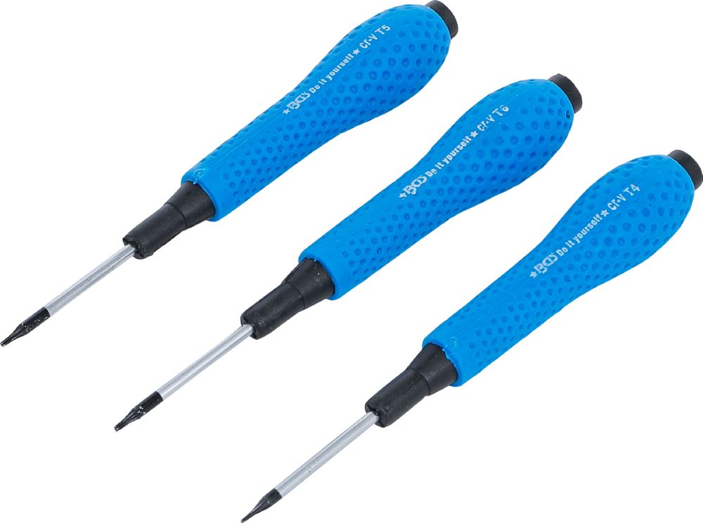Produktbild BGS Diy Präzisions Schraubendreher-Satz T-Profil T4-T6 3 teilig