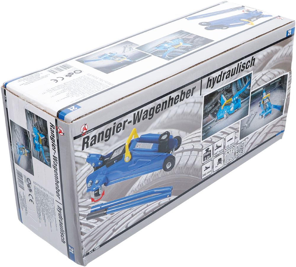 Produktbild BGS Diy Rangier Wagenheber hydraulisch 2 tonnen bild 4