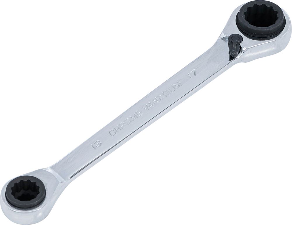 Produktbild BGS Diy Ratschen Ringschlüssel 4-in-1 10 x 13 - 17 x 19 mm bild 4