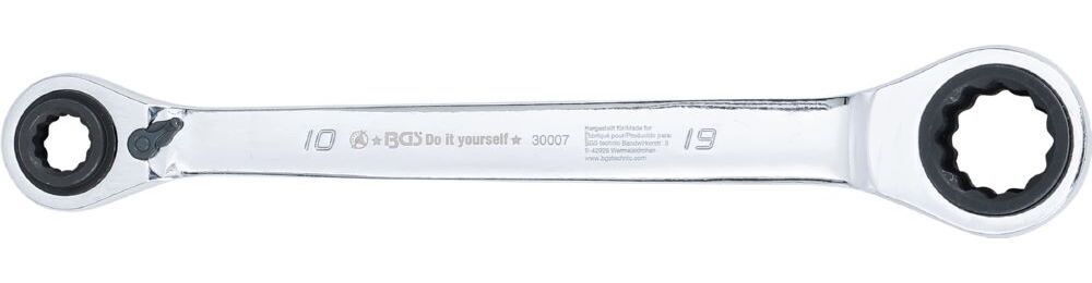 Produktbild BGS Diy Ratschen Ringschlüssel 4-in-1 10 x 13 - 17 x 19 mm bild 5
