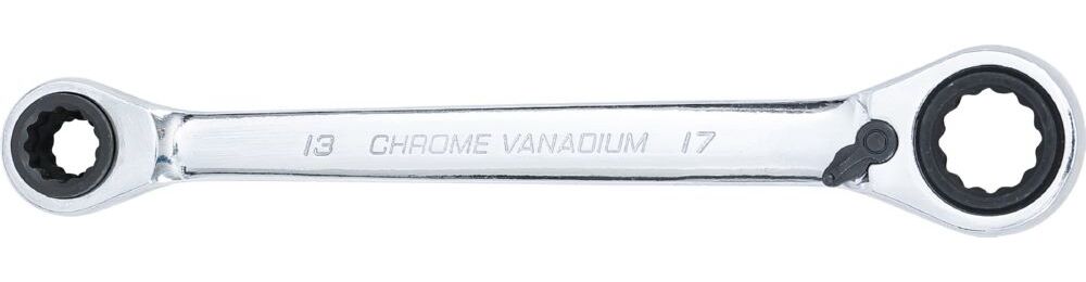 Produktbild BGS Diy Ratschen Ringschlüssel 4-in-1 10 x 13 - 17 x 19 mm bild 6