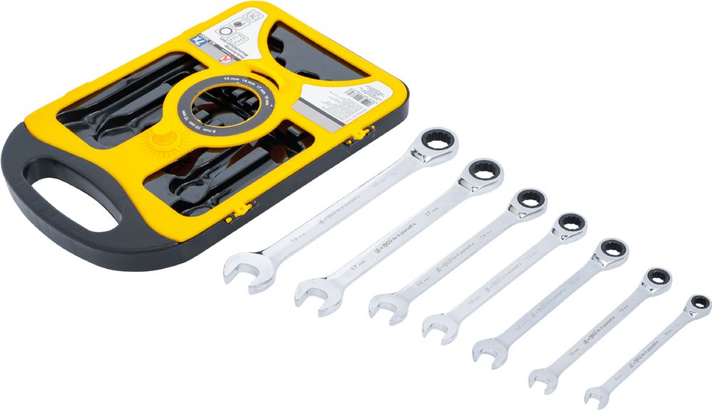 Produktbild BGS Diy Ratschenring Maulschlüssel Satz 8 - 19 mm 7 teilig bild 2