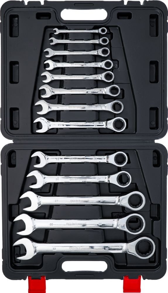 Produktbild BGS Diy Ratschenring Maulschlüssel Satz 8 - 32 mm 13 teilig bild 5